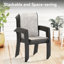 Ensemble de 2 chaises de jardin pour l'extérieur, jardin, bord de piscine
