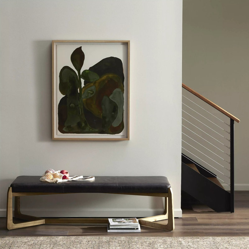 Golden Era Painting by Molly Franken, Yes, 40" H x 31" W x 2.5" D, White Oak Single Picture Framed