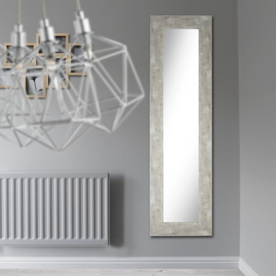 Vick Wood Rectangle Floor Mirror