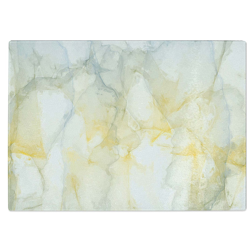 Tempered Glass Sunrise Spirit Chopping Board, 28.5 cm W x 20 cm L