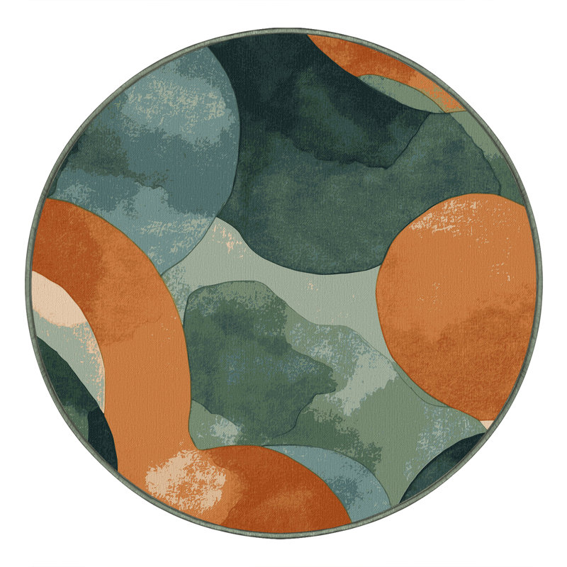 Sunset Canopy Rug, Round 4'