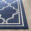 Tapis d'intérieur bleu marine / beige Arlecia-31311723