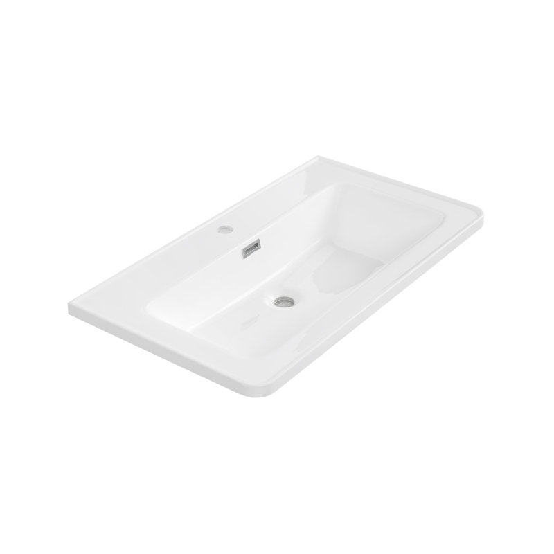 33.5" Solid Surface Resin Streamline Vanity Top