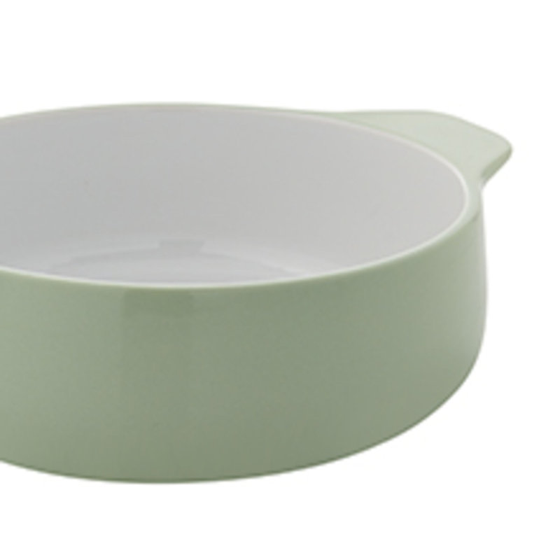 KitchenAid® Vitrified Stoneware Round Casserole Baker, 2-Quart, Pistachio
