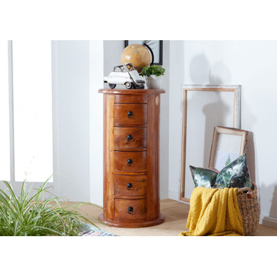 Oxford Solid Wood 45 cm W Chest of 5 Drawers