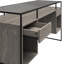 Arreonna 139.7Cm W Rectangle Computer Desk with Cabinet-1583177464