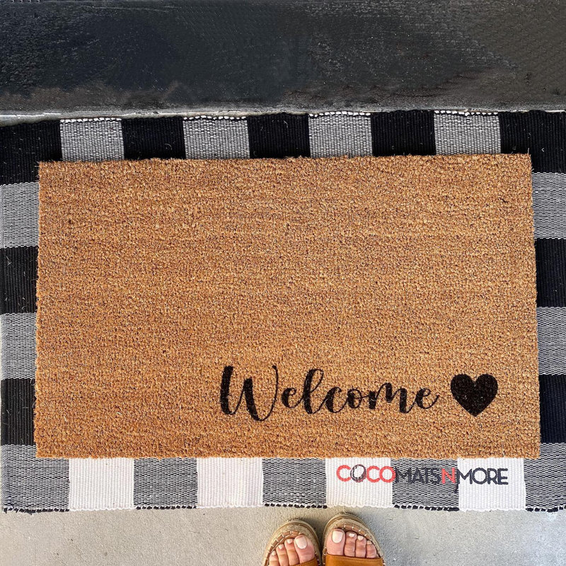 Eriqua Non-Slip Outdoor Doormat, 22" W x 36" L