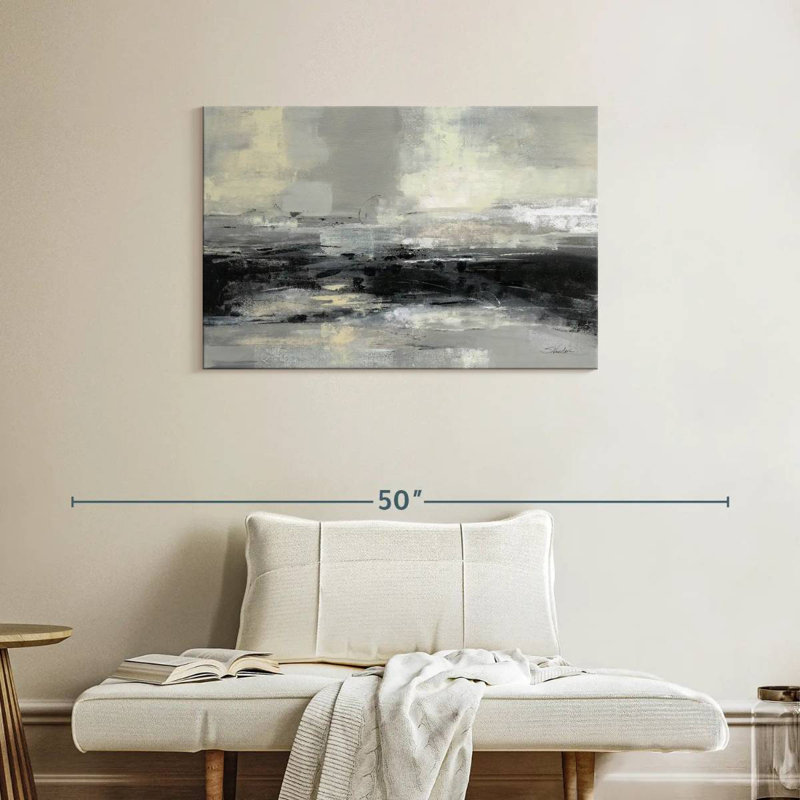 Avery Winter Road - abstrait, H 24 po x l 36 po