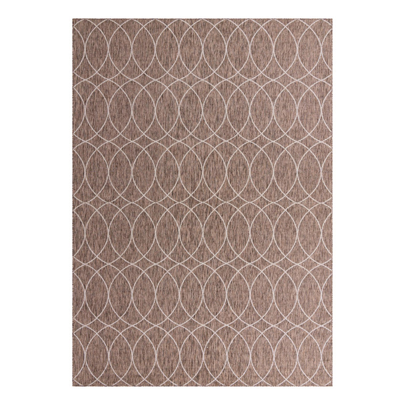 Geometric Indoor / Outdoor Rug, Rectangle 10' x 14'