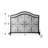 Large Crest Flat Guard Fireplace Screen-29044918-29044924