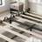 House of Hampton Modern Velvet Upholstered Platform Bed with Wingback Tufted Headboard-307880689-306087433