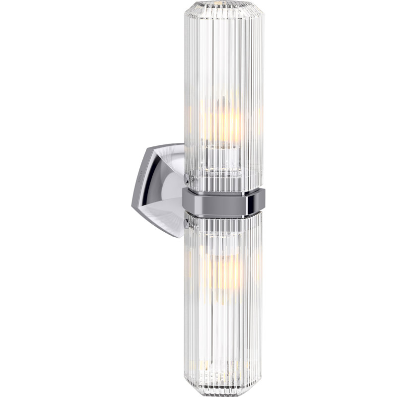 Occasion 2 - Light Plug-in Armed Sconce, Polished Chrome