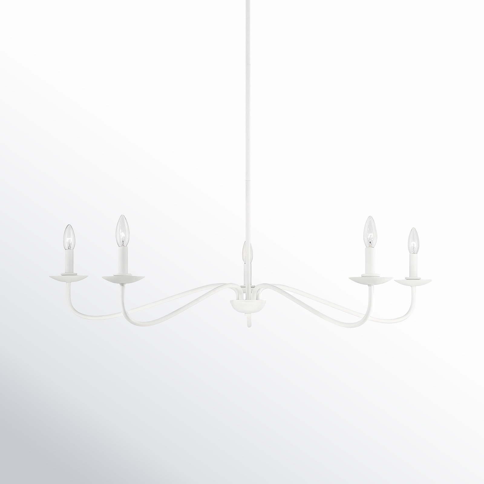 5 - Light Metal Dimmable Chandelier