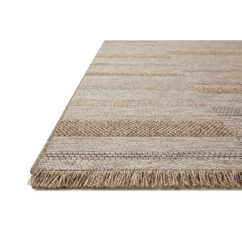 Tapis intérieur / extérieur Loloi II Dawn, Carré 1 pi 6 po