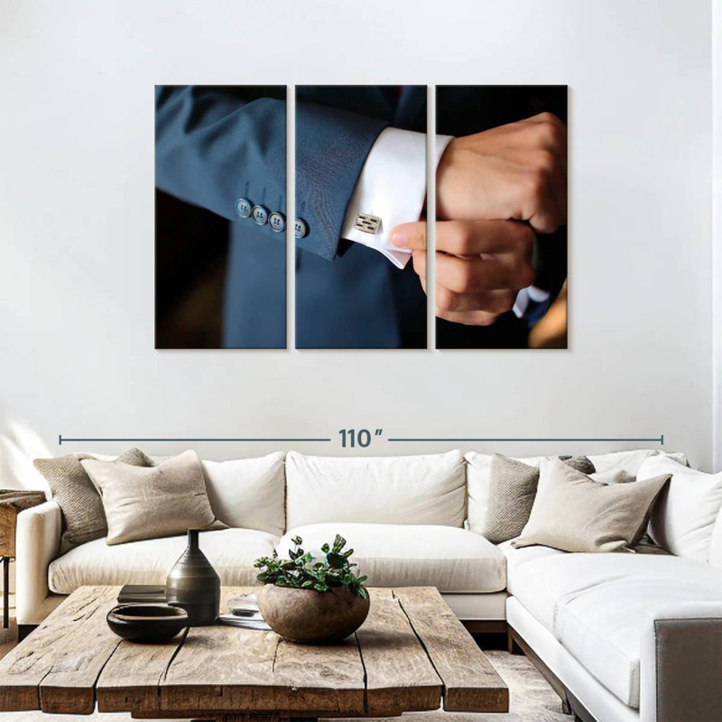 Shuttleworth Groom Cuff, 48" H x 74" W