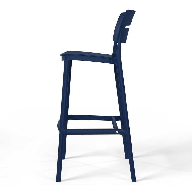 Tabouret de bar H 39,75 po Delron , Marine
