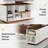 70.5'' L-Shaped Executive Desk with Cabinet