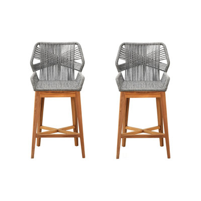 Ensemble de 2 tabourets de bar Beverly