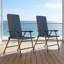 Ensemble de chaises d'extérieur, chaises de jardin à dossier haut, chaises de camping pliantes, ensemble de 2 chaises de patio