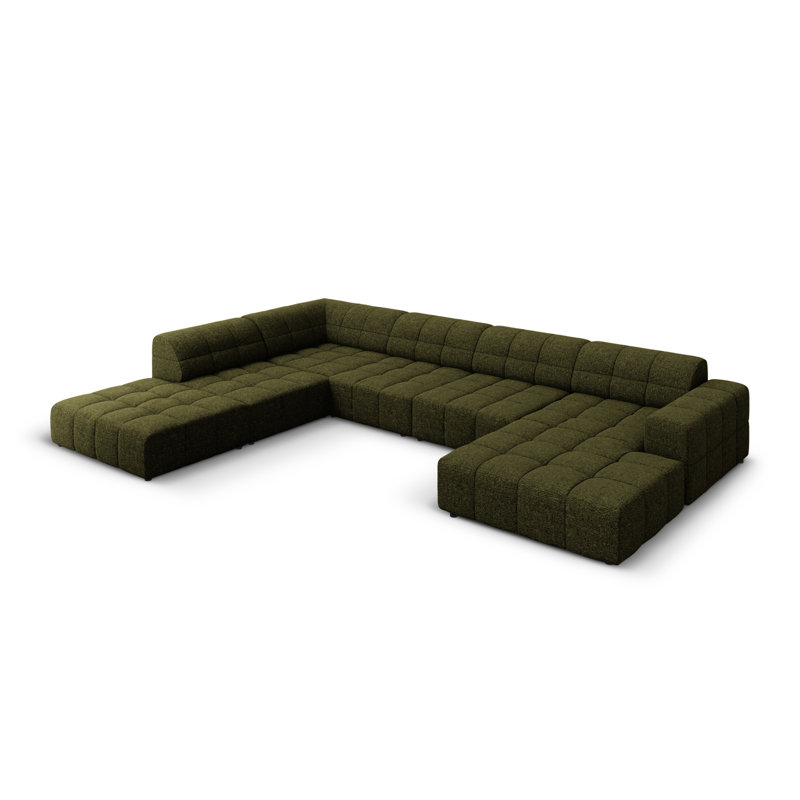 Chicago Modular Corner Sofa, Left Hand Facing, Green