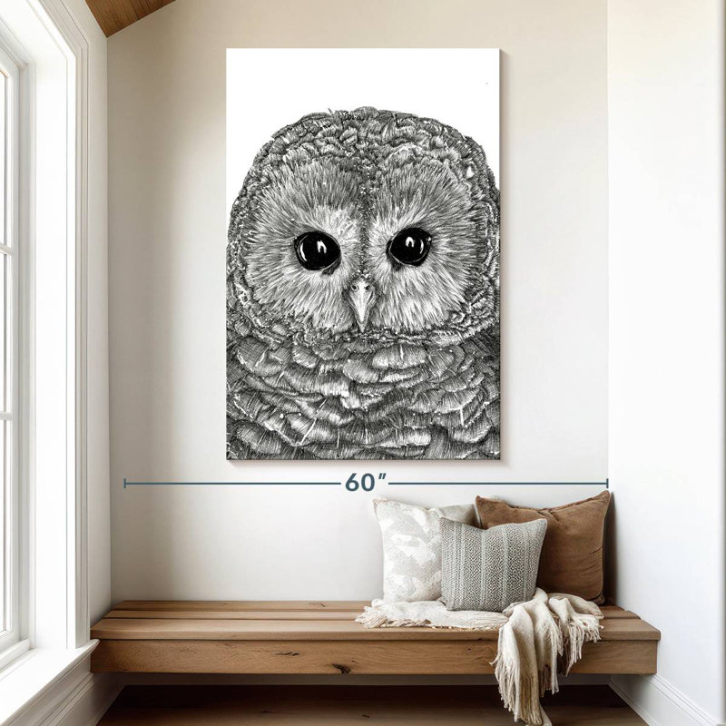 Brampt Tiny Owl, 51" H x 34" W