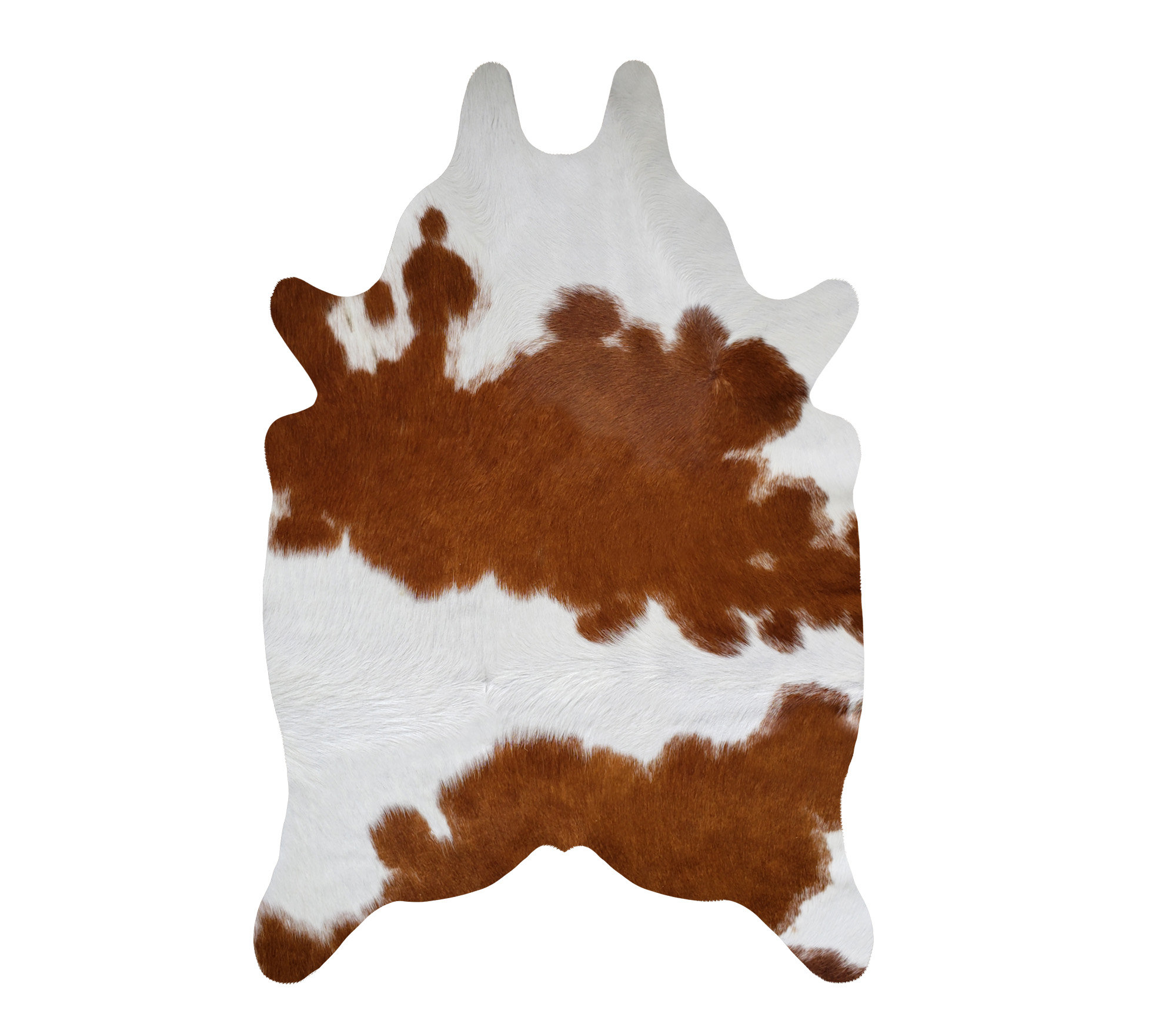 Millwood Pines Brown & White Mini Cowhide Rug | Wayfair