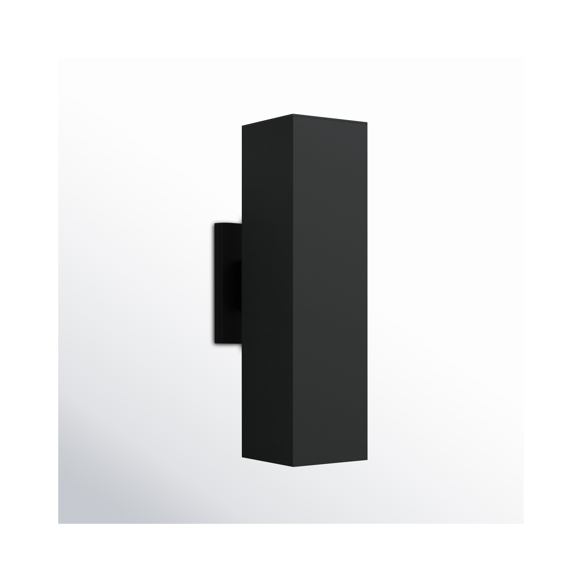 Dyer 2 - Bulb Outdoor Armed Sconce, No, 18.5" H x 5" W x 5" D, Black