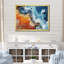 «Coastal Abstract Coastline III», reproduction d'art sur toile-60327257-60327261