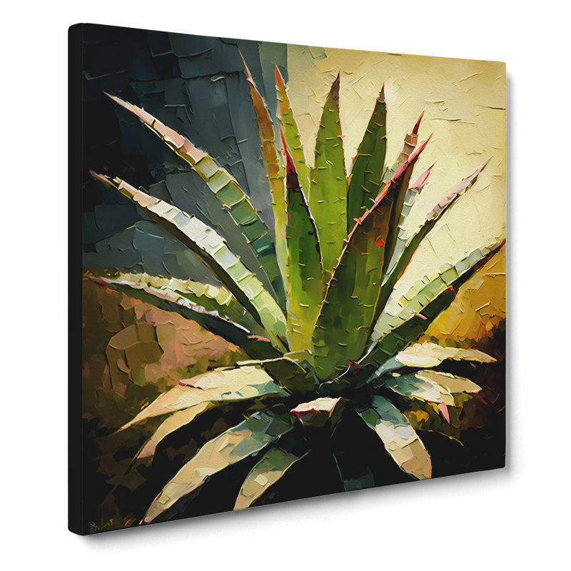 Aloe Vera Palette Knife No.2 - Print, 35cm H x 35cm W x 3cm D