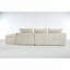 Canapé modulaire modulaire, canapé nuage rembourré avec sièges profonds, méridienne orientée vers la droite-540808552