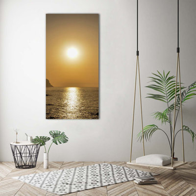 Sunset Sea - Wrapped Canvas Print
