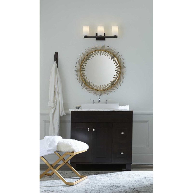 Aliso 2 - Light Dimmable Vanity Light, Black