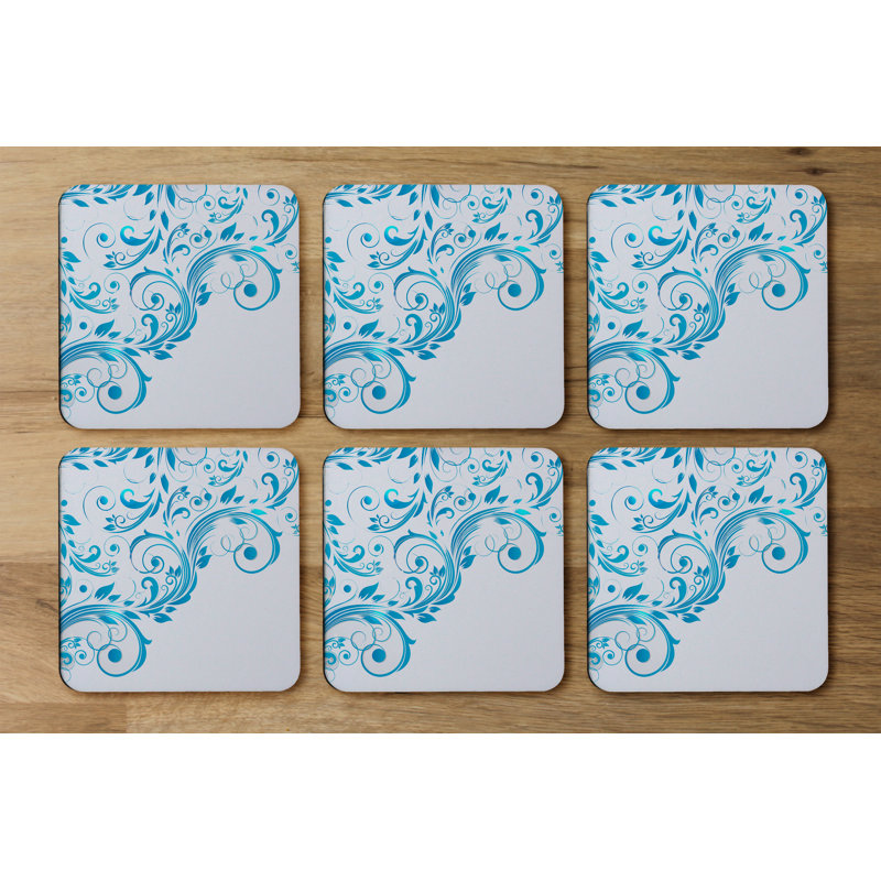 Square 6 Piece Coaster Set