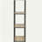 Antique Oak and Sandy Grey 4-tier Bookcase-1289731550
