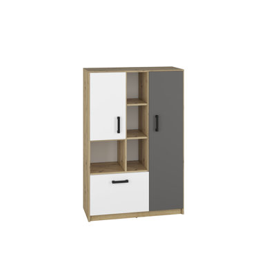 139cm H x 92cm W Geometric Bookcase