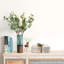 Livre décoratif en faux bois Gainz Home Sweet Home avec feuilles et ficelle de jute