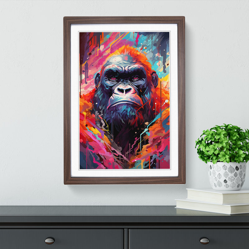 Gorilla Futurism No.2 - Framed Print