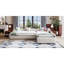 Upholstered Double Daybed with Trundle and Drawer