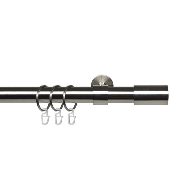 28cm Single Curtain Pole, 120cm