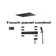 Black Spa LED Smart LCD Control Display 5 way Thermostatic Shower System Set