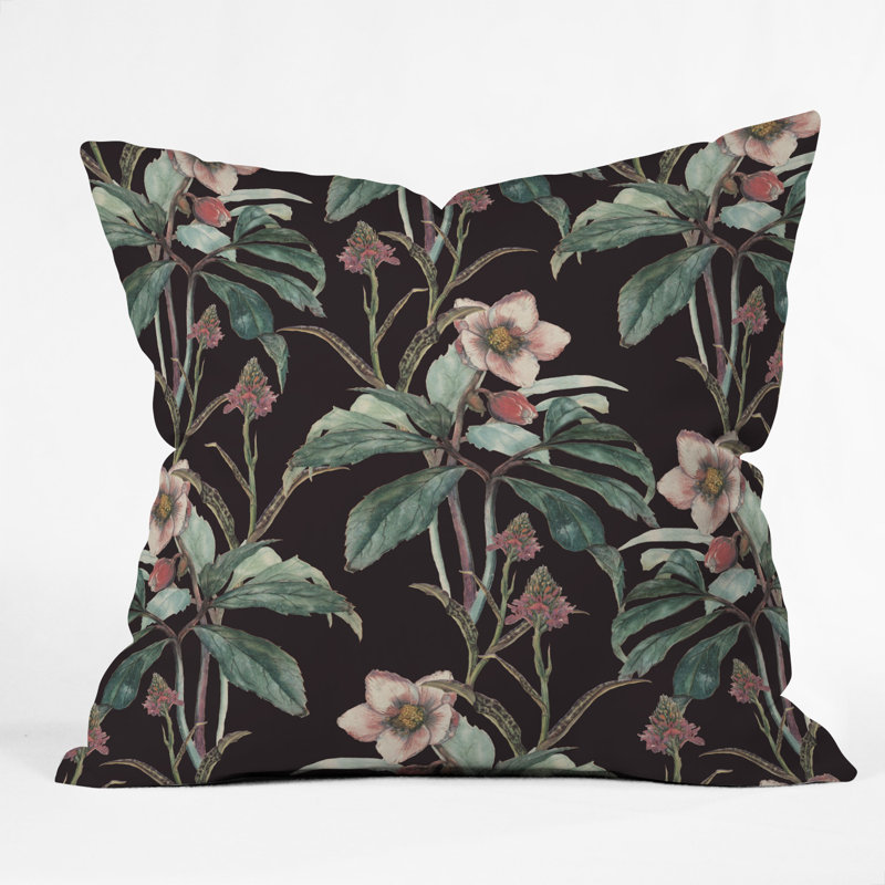 Coussin décoratif de jardin spectaculaire cayenablanca, 18 po x 18 po