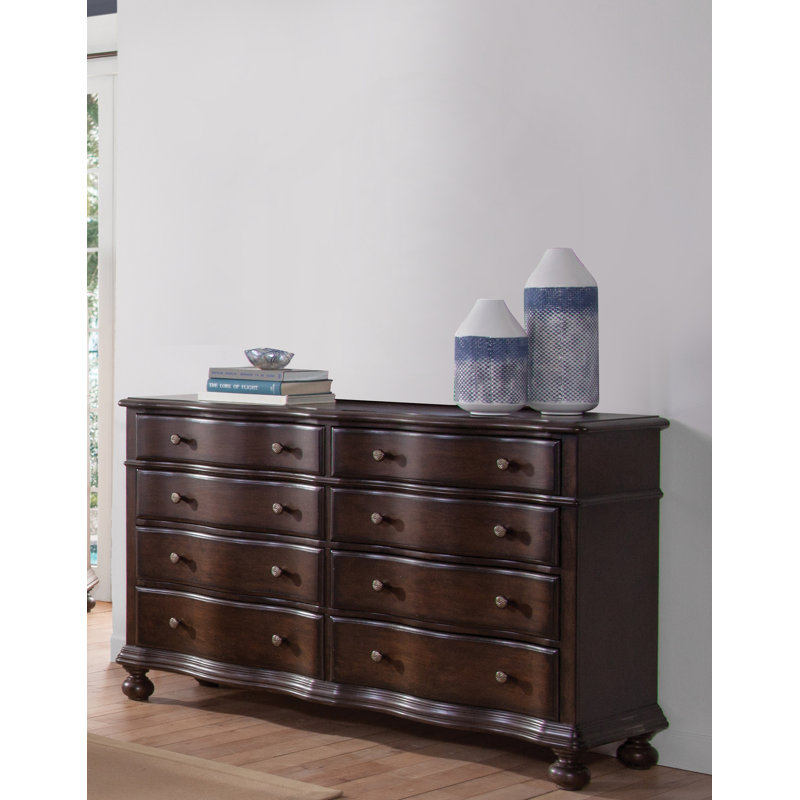 66'' W 8 - Drawer Dresser, Tobacco