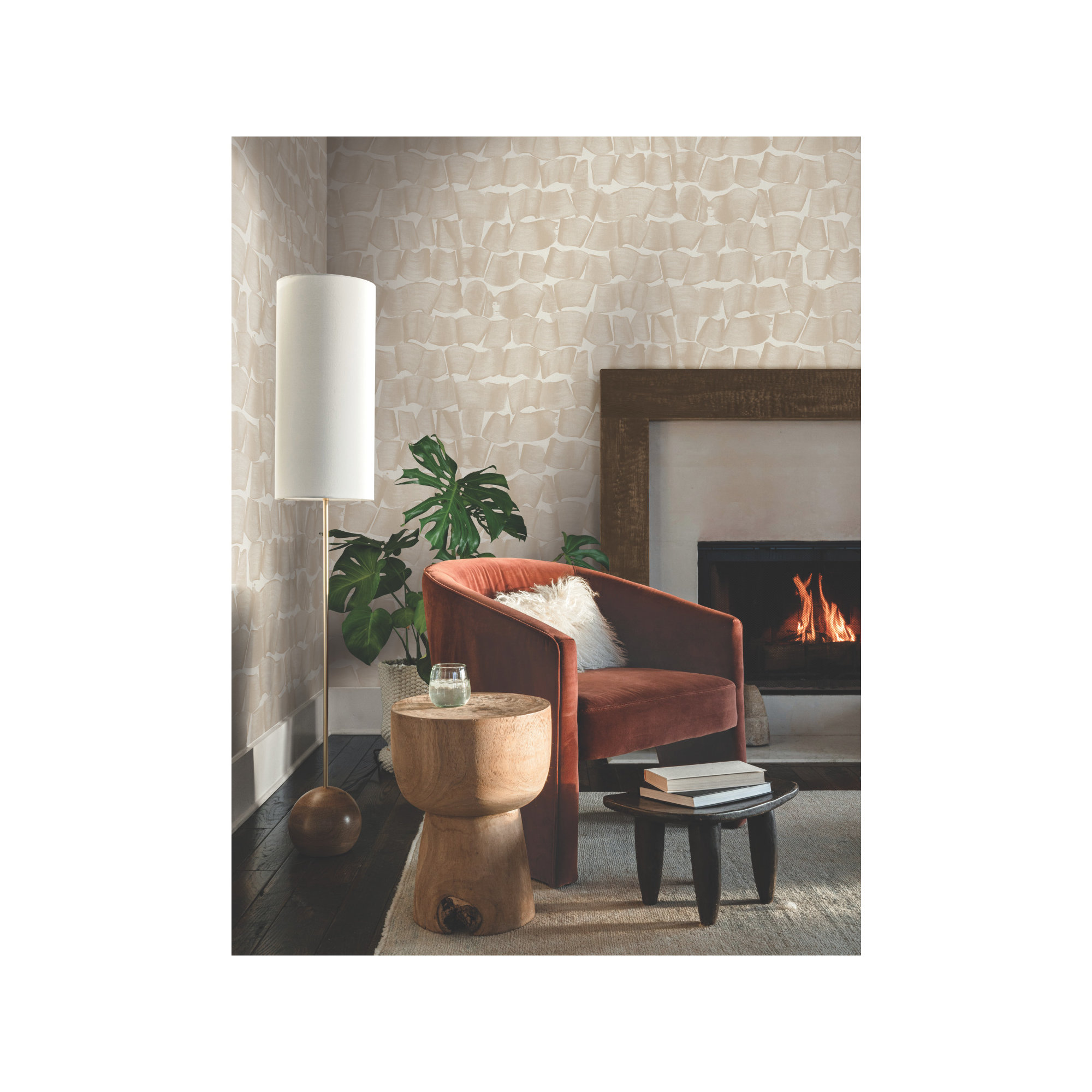 Ama Abstract Roll, Blush