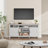 63" Farmhouse TV Stand for 65" TVs, Entertainment Center with Adjustable Shelves & Cabinet Doors for Living Room-172099990-177695435