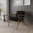 Velvet Upholstered Accent Chair-1536250518-1536250520