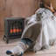 Compton Belfry Heating 36.5cm W Black Electric Stove
