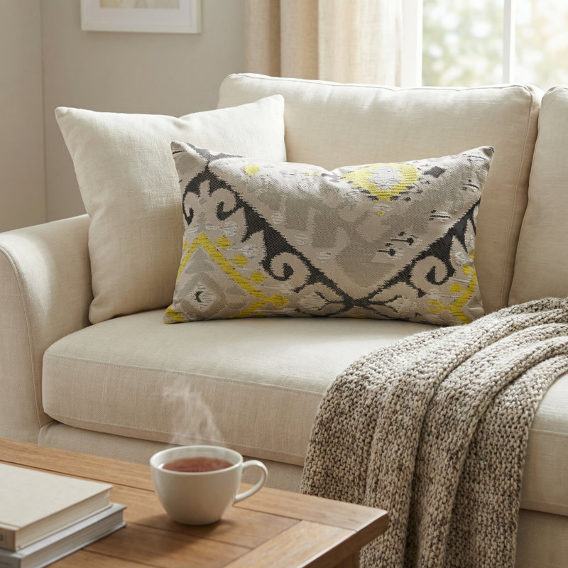 Isabis Plush Lumbar Indoor/Outdoor Pillow Cover & Insert