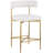 Klaas Upholstered Counter Stool with Iron Frame-88514429