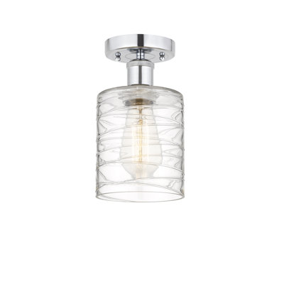 Anelise Glass Semi Flush Mount