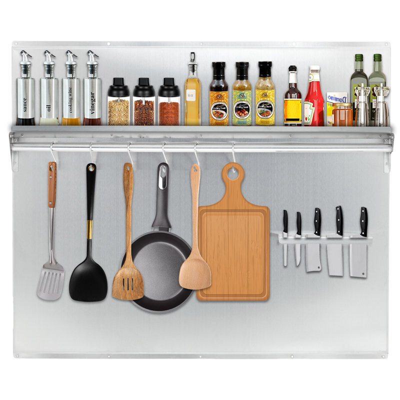 Steel Storage Rack, 24cm H x 30cm W x 1cm D